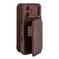 Decoded 2 in 1 Leather Klapphülle MagSafe Apple iPhone 17 Pro - Chocolate Brown