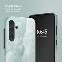 Selencia Vivid Back Cover Samsung Galaxy A55 - Marble Grayed Jade