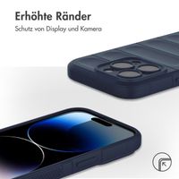 imoshion EasyGrip Back Cover für das iPhone 14 Pro - Dunkelblau