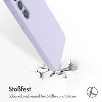 Accezz Liquid Silikoncase für das Samsung Galaxy S25 Plus - Violett