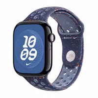 Apple Nike Sport Armband für das  Apple Watch Series 1 - 9 / SE (38/40/41 mm) - Größe M/L - Blue Ribbon