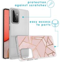 imoshion Design Hülle für das Samsung Galaxy A72 - Pink Graphic