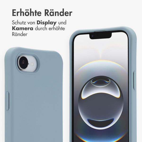 imoshion Color Backcover mit abnehmbarem Handykette und MagSafe Apple iPhone 16e - Ash Blue