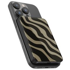 Selencia Vivid Powerbank 5.000 mAh - MagSafe und Qi2 - Black / Swirl Black