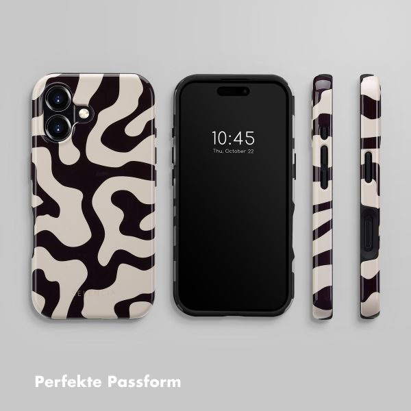 Selencia Vivid Rückabdeckung mit MagSafe iPhone 16 - Art Wave Black