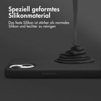 Accezz Liquid Silikoncase mit MagSafe Apple iPhone 16e - Schwarz
