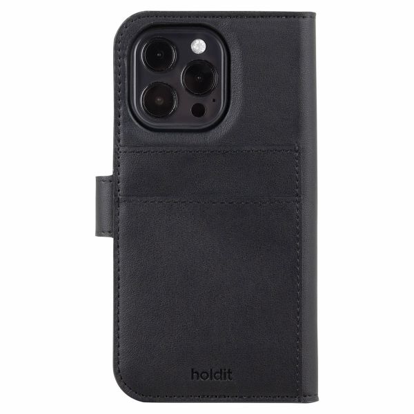 Holdit Wallet Case Magnet Plus für das iPhone 16 Pro Max - Schwarz