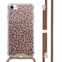 imoshion Design Hülle mit Band Apple iPhone SE (2022 / 2020) / 8 / 7 - Leopard Mood