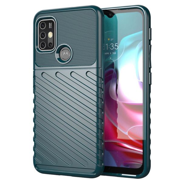 imoshion Thunder Backcover für das Motorola Moto G30 / G20 / G10 (Power) - Grün