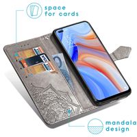 imoshion Mandala Klapphülle Oppo Reno4 5G - Grau