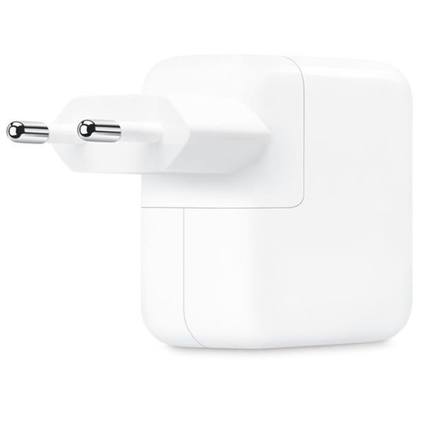 Apple ﻿Original USB-C Power Adapter - Ladegerät - Doppelter USB-C-Anschluss - 35 W - Weiß