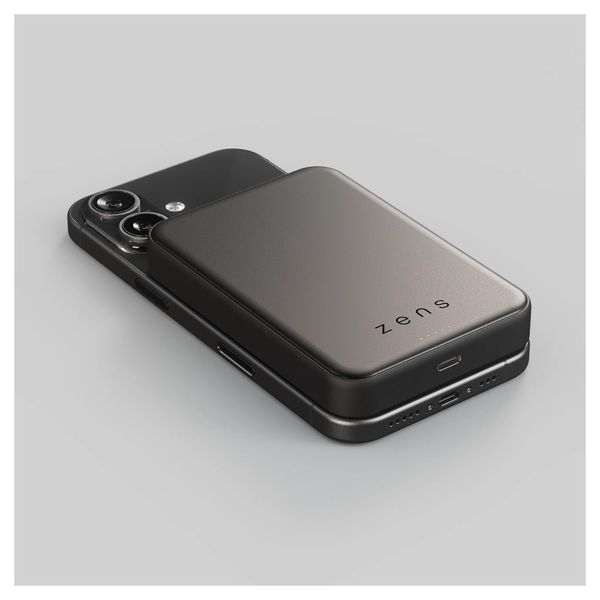 Zens Pro 2 Magnetische Powerbank 10.000 mAh - Semi Solid State - Schwarz