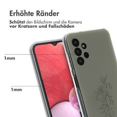imoshion Design Hülle Samsung Galaxy A13 (4G) - Floral Green