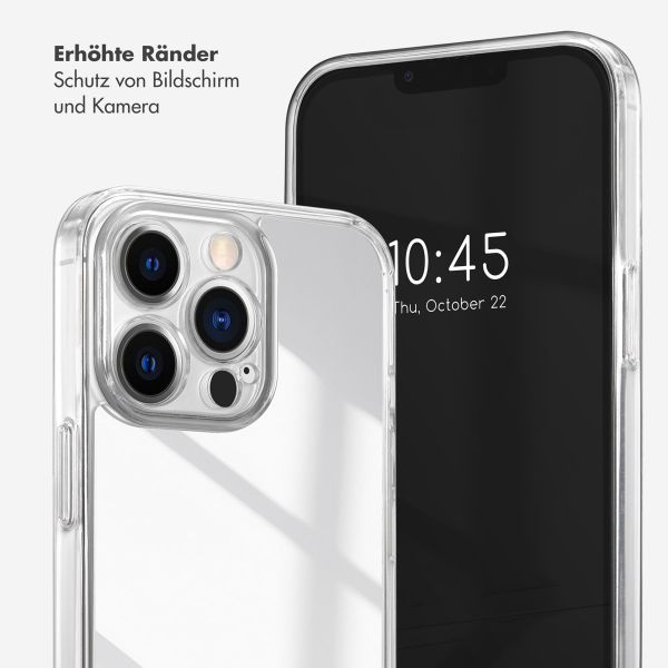 Selencia Mirror Back Cover für das iPhone 13 Pro - Hülle mit Spiegel - Silber