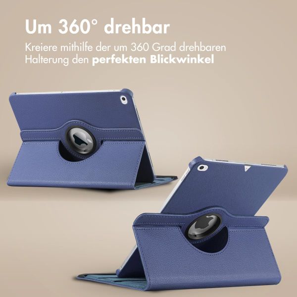 imoshion 360° drehbare Klapphülle Apple iPad Air 2 (2014) / Air 1 (2013) - Dunkelblau