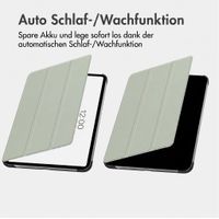 imoshion Trifold Klapphülle Apple iPad 9 (2021) 10.2 Zoll / iPad 8 (2020) 10.2 Zoll / iPad 7 (2019) 10.2 Zoll - Hellgrün
