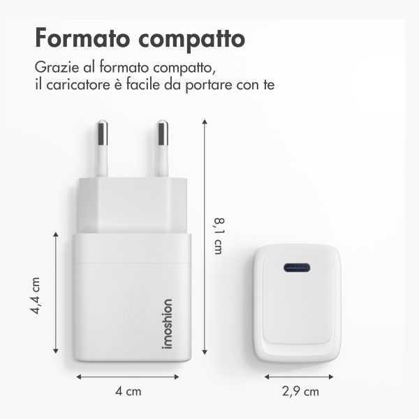 imoshion 20 Watt Ladegerät | USB-C - Weiß