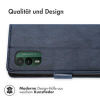 imoshion Luxuriöse Klapphülle Nokia XR21 - Dunkelblau