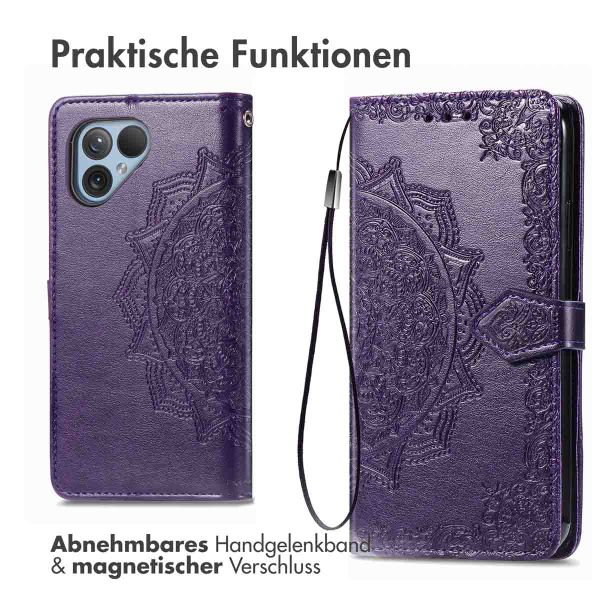 imoshion Mandala Klapphülle Fairphone 5 - Violett