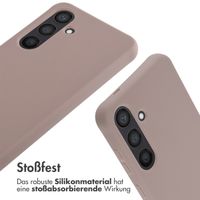 imoshion Silikonhülle mit Band für das Samsung Galaxy S24 - Sand Pink