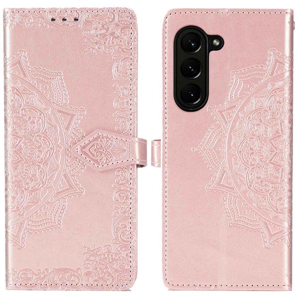 imoshion Mandala Klapphülle für das Samsung Galaxy Z Fold 6 - Rose Gold