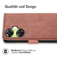 imoshion Luxuriöse Klapphülle OnePlus Nord CE 3 / CE 3 Lite - Braun