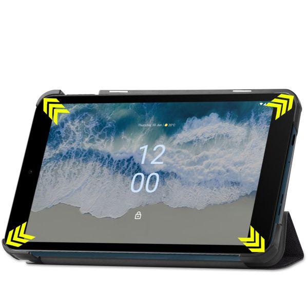 imoshion Design Trifold Klaphülle Nokia T10 - Don't touch