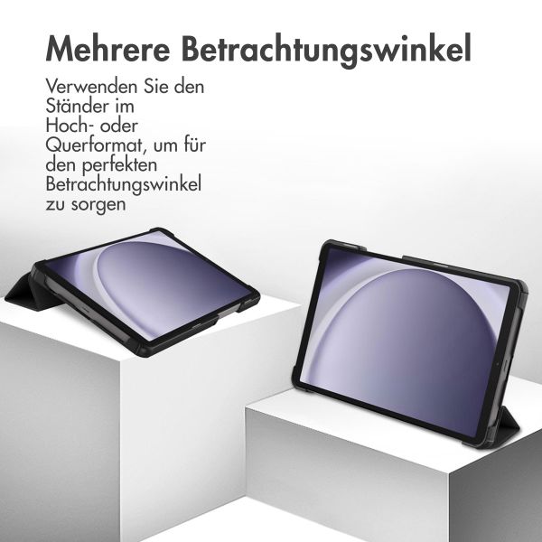 imoshion Trifold Klapphülle Samsung Galaxy Tab A11 / A9 8.7 Zoll - Schwarz