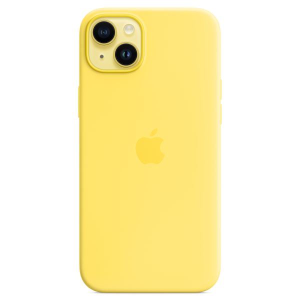 Apple Silikon-Case MagSafe für das Apple iPhone 14 Plus - Canary Yellow