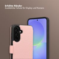 Selencia Riva Bookcase mit MagSafe und Handgelenkband Samsung Galaxy A37 (5G) - Old Pink