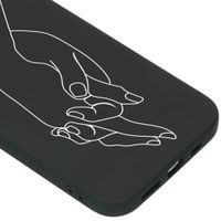 imoshion Design Hülle für das iPhone 12 (Pro) - Holding Hands Black