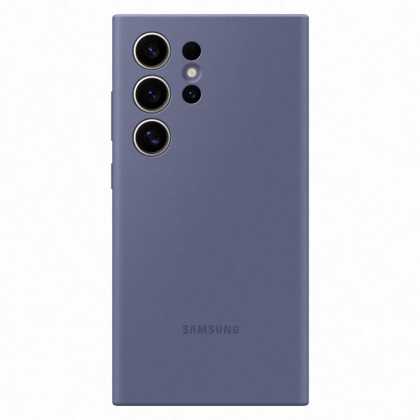 Samsung Original Silikon Cover für das Galaxy S24 Ultra - Violet