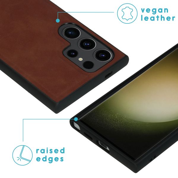 imoshion Entfernbare 2-1 Luxus Klapphülle Samsung Galaxy S24 Ultra - Braun