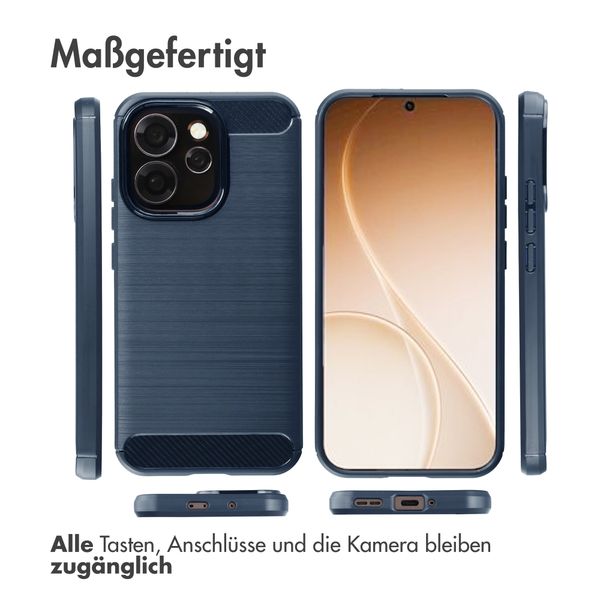 imoshion Brushed Back Cover Oppo Reno15 Pro (5G) - Dunkelblau