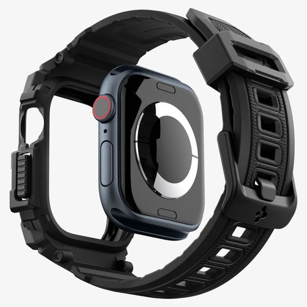 Spigen Rugged Armor™ Pro Case für Apple Watch 10 - 46 mm - Matte Black