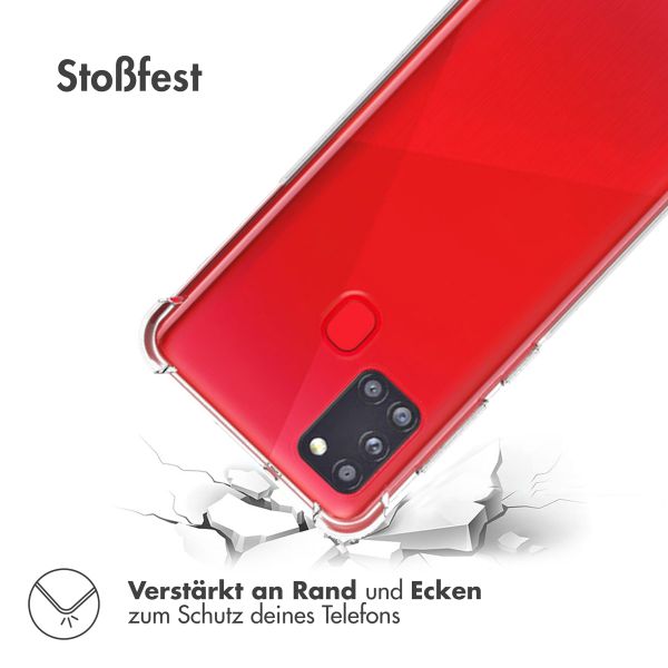 imoshion Shockproof Case für das Samsung Galaxy A21s - Transparent