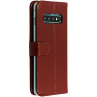 Valenta Klapphülle Classic Luxe Hellbraun für Samsung Galaxy S10 Plus