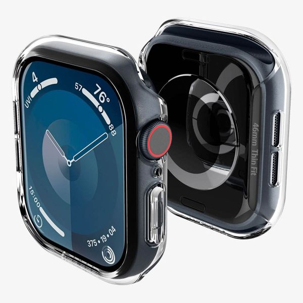 Spigen Thin Fit™ Case für die Apple Watch Series 10 - 46 mm - Crystal Clear