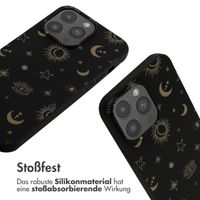 imoshion Silikonhülle design mit Band für das iPhone 14 Pro Max - Sky Black