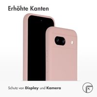 Accezz Liquid Silikoncase Google Pixel 8a - Rosa