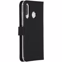 Selencia Echtleder Klapphülle Huawei P30 Lite - Schwarz