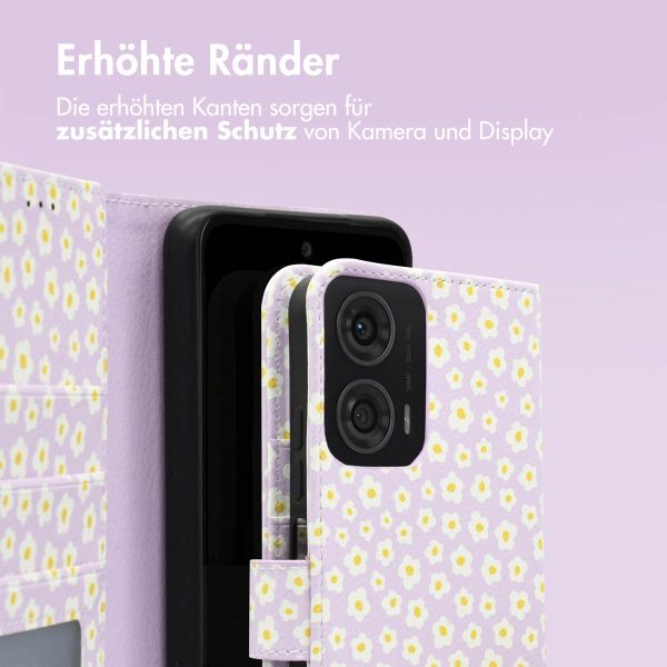 imoshion Design Klapphülle Motorola Moto G24 Power - White Daisy