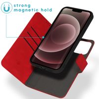 imoshion Abnehmbare luxuriöse Klapphülle 2-in-1 iPhone 13 Pro Max - Rot