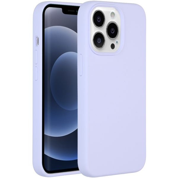 Accezz Liquid Silikoncase iPhone 13 Pro - Lila