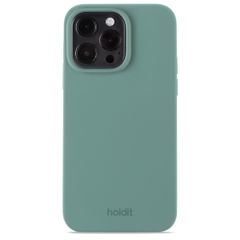 Holdit Silicone Case für das iPhone 14 Pro Max - Moss Green