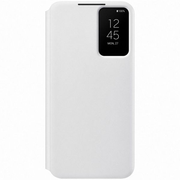 Samsung Original Clear View Cover Klapphülle für das Galaxy S22 Plus - White