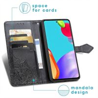 imoshion Mandala Klapphülle Samsung Galaxy A52(s) (5G/4G) - Schwarz