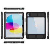 Redpepper Waterproof Backcase Apple iPad 11 (2025) 11 Zoll A16 / iPad 10 (2022) 10.9 Zoll - Schwarz