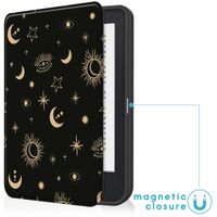 imoshion Design Slim Soft Case Sleepcover für das Kobo Clara 2E / Tolino Shine 4 - Stars Sky