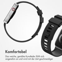 imoshion Silikonband für Xiaomi Smart Band 9 / 8 Pro / Redmi Watch 6 / 5 / 4 - Schwarz